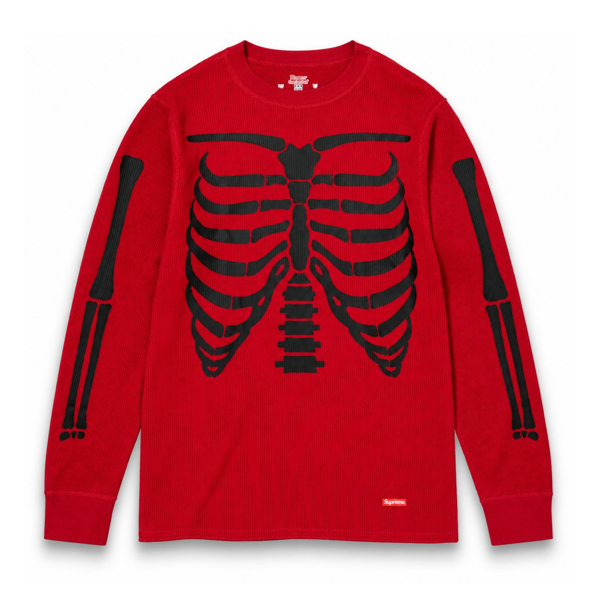 Supreme Hanes Bones Thermal Top Red 2026