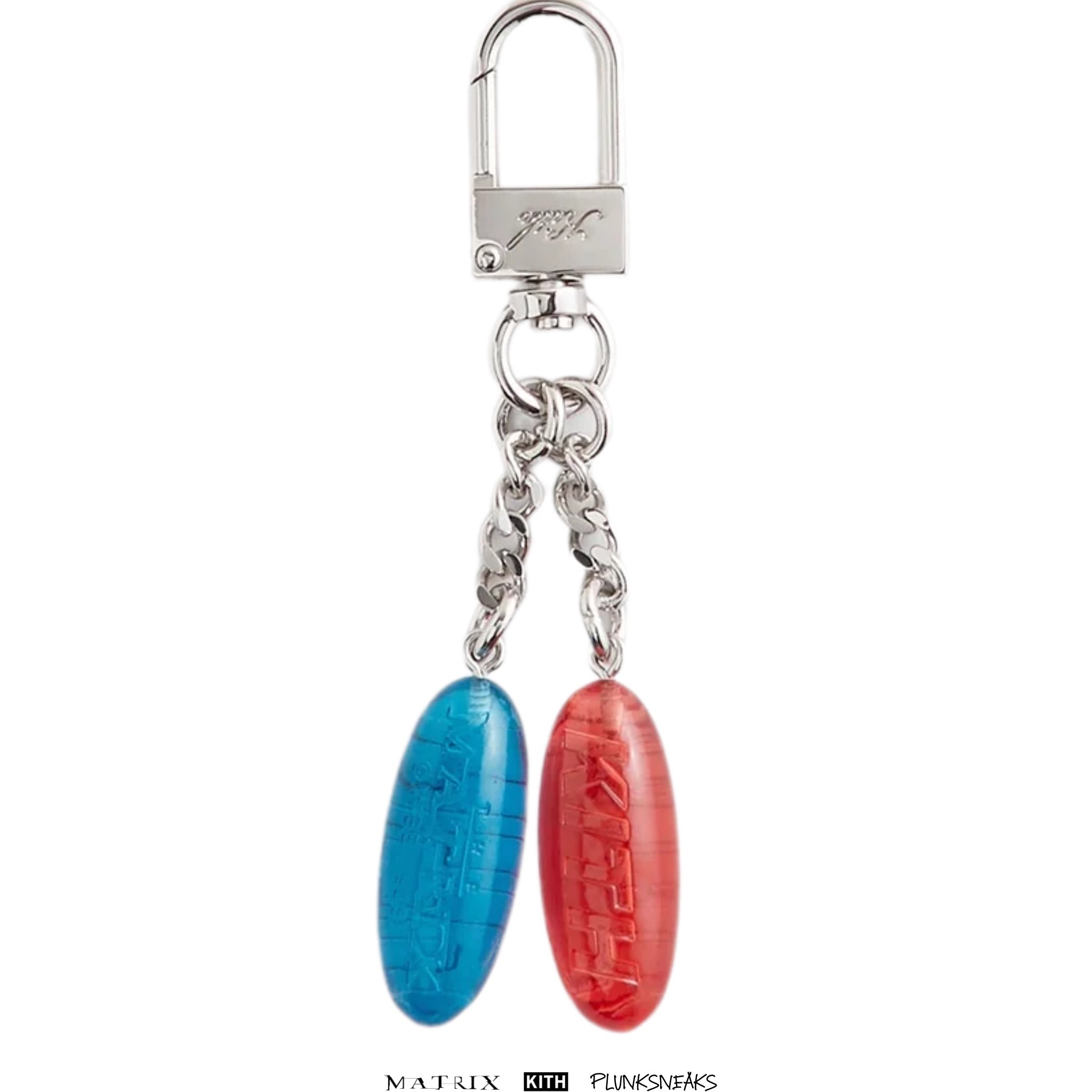 Kith The Matrix Red Pill Blue Pill Keychain