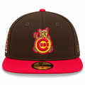 Hat Club New Era Chicago Cubs Vintage Bear 1990 All-Star Game 59FIFTY Fitted Hat Brown Red 2022