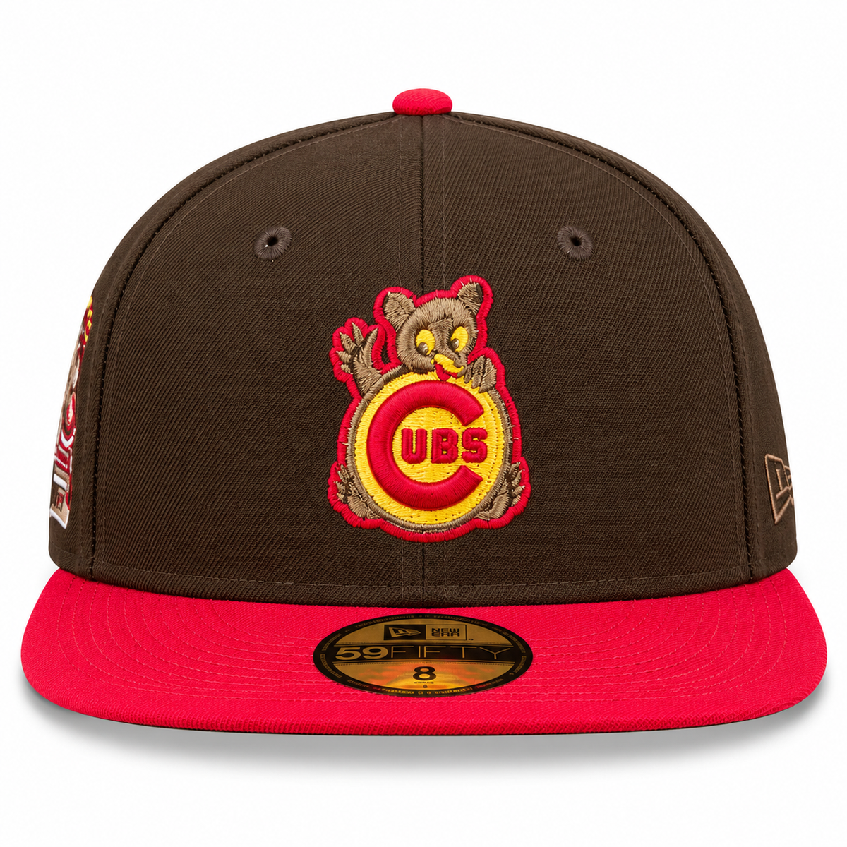 Hat Club New Era Chicago Cubs Vintage Bear 1990 All-Star Game 59FIFTY Fitted Hat Brown Red 2022