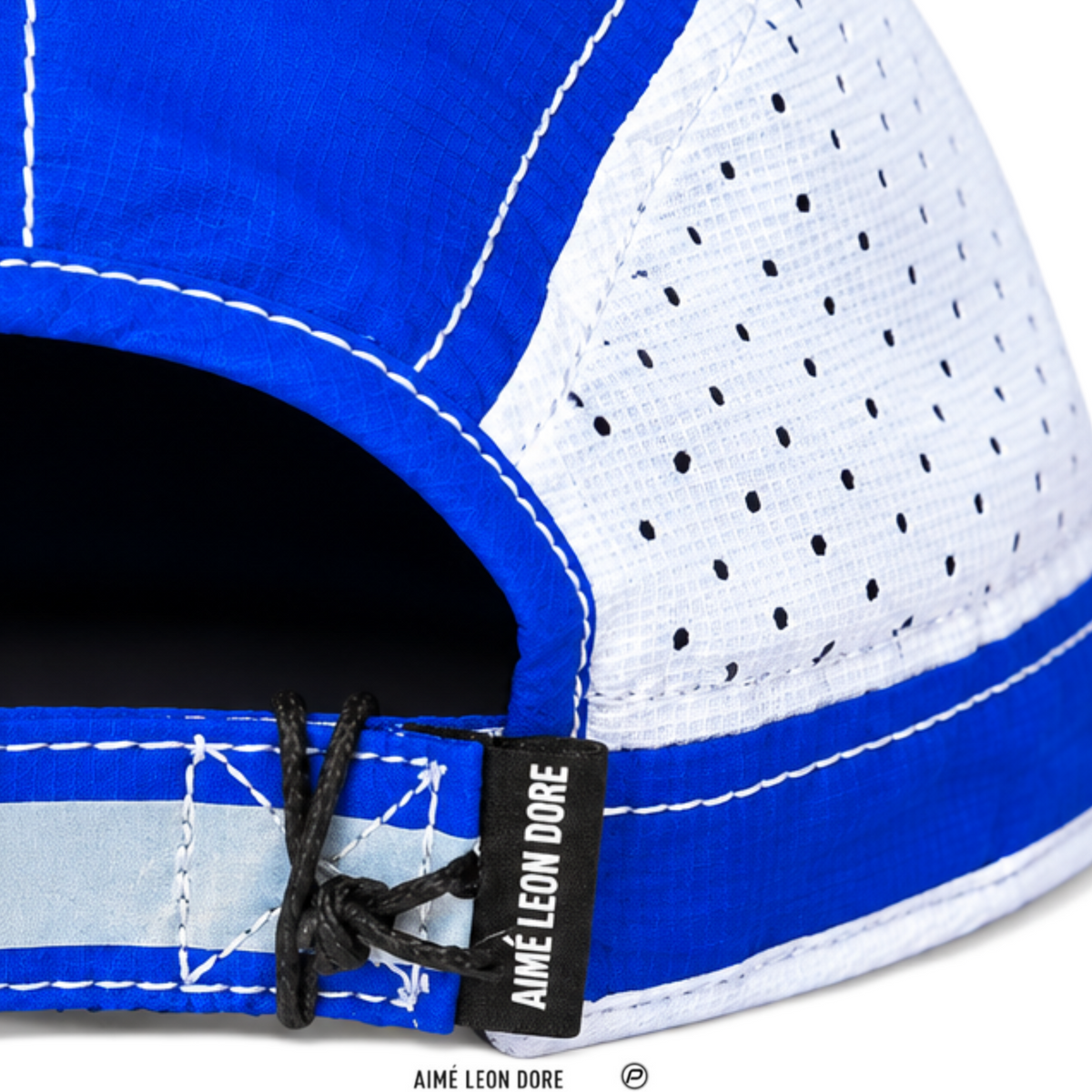 Aimé Leon Dore Nylon Cycling Sport Cap White Blue 2024