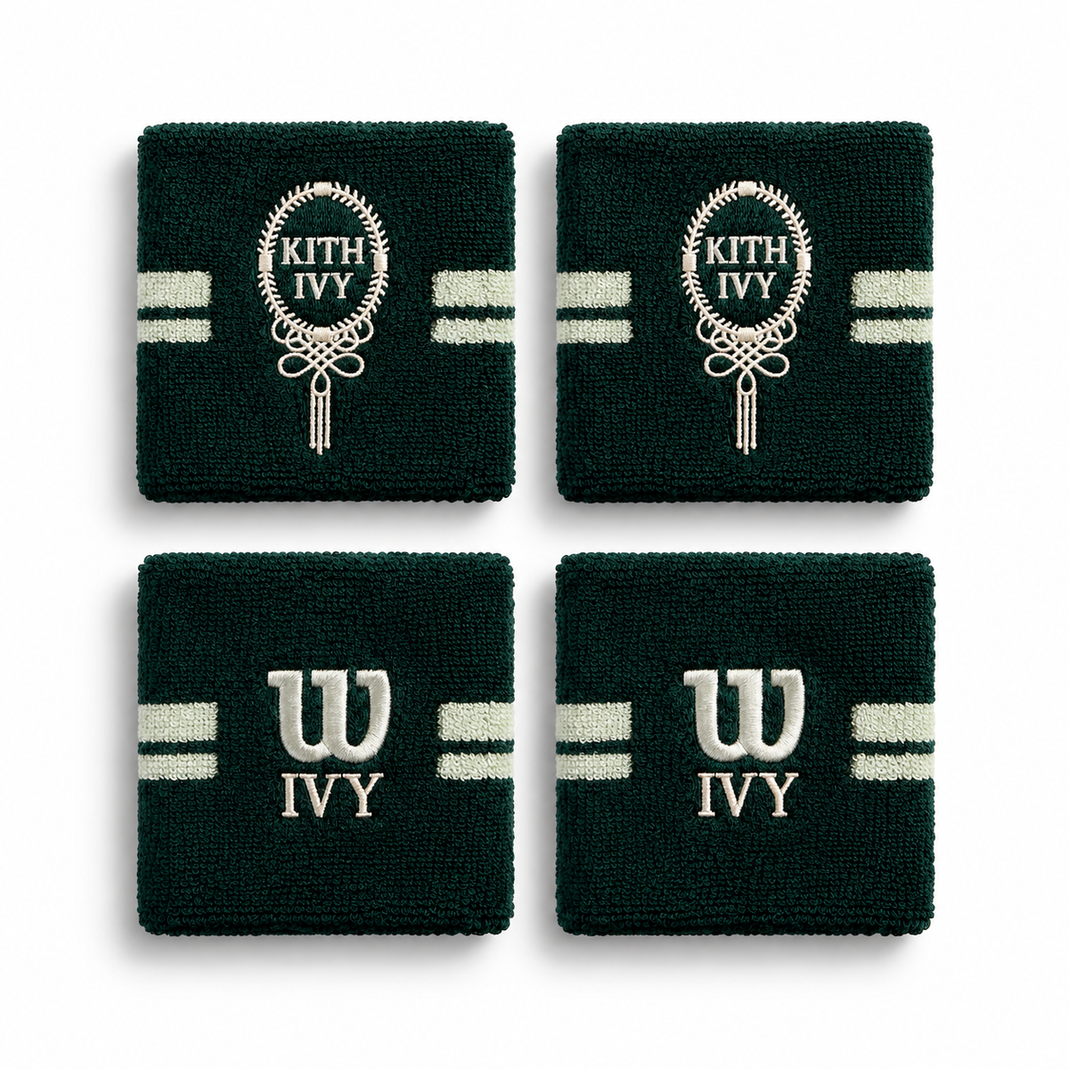 Kith Ivy Club for Wilson Terry Stripe Wristband 2025