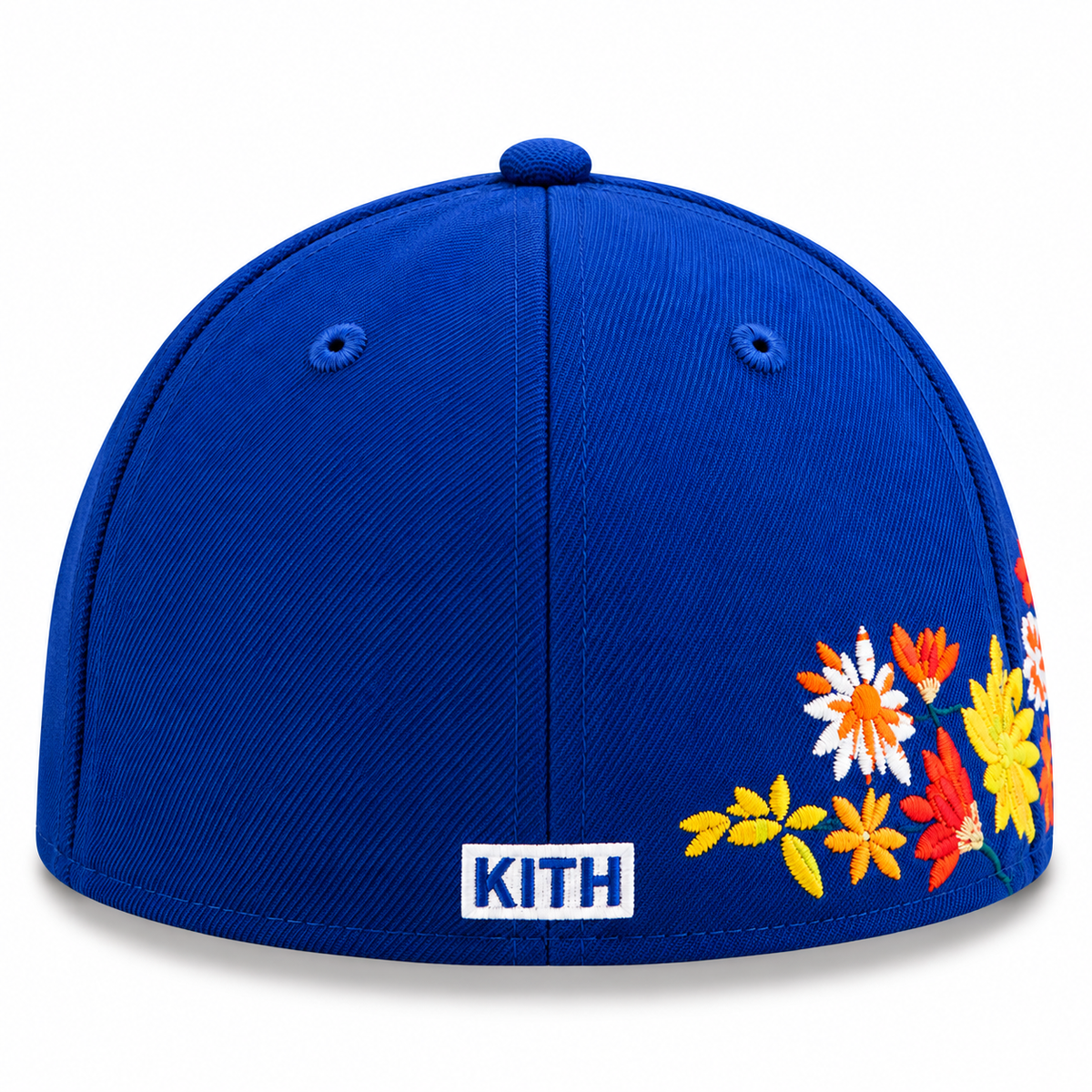 Kith New Era New York Mets Floral Fitted Hat Royal Blue 2023 (USED)
