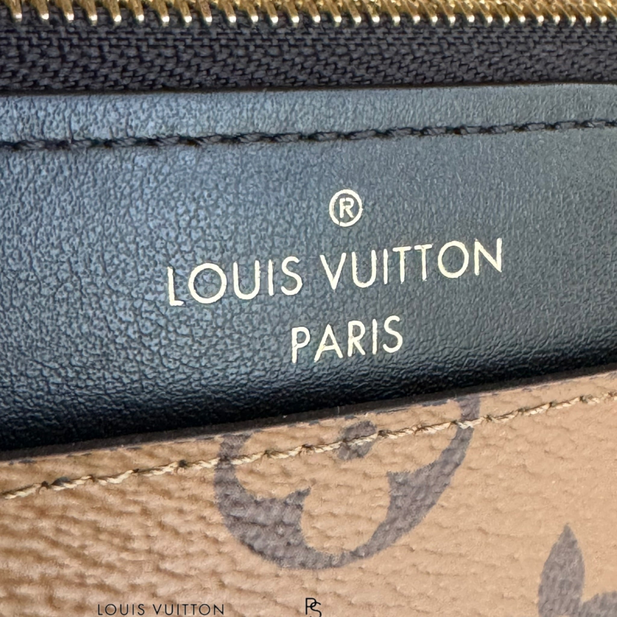 Louis Vuitton Monogram Reverse Slim Purse Wallet (2020) USED
