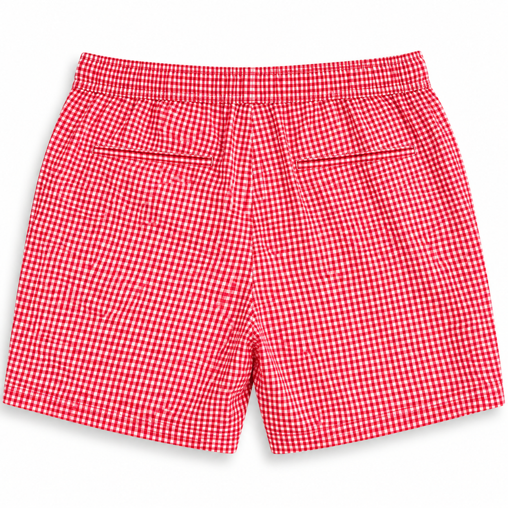 Aime Leon Dore Gingham Plaid Short Red 2016 (USED)