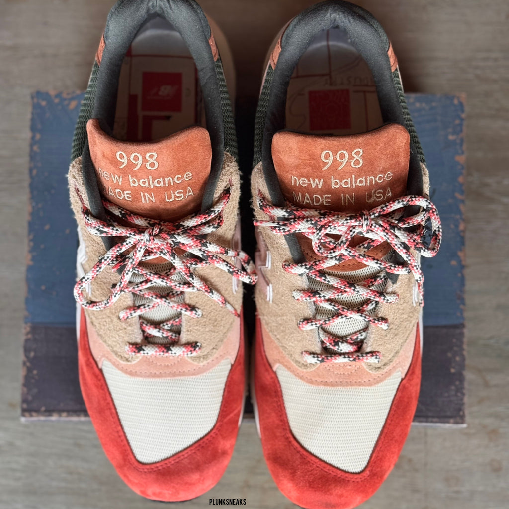 Kith Ronnie Fieg Frank Lloyd Wright New Balance 998 MiUSA Broadacre City Chutney (USED)