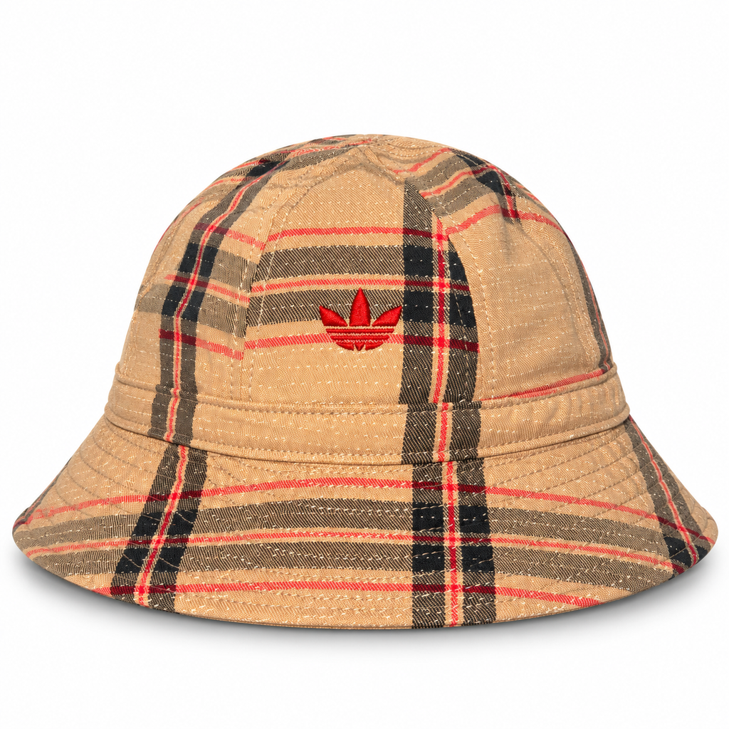 adidas Originals Wales Bonner WB Bucket Hat Check Jacquard Beige 2024 (USED)