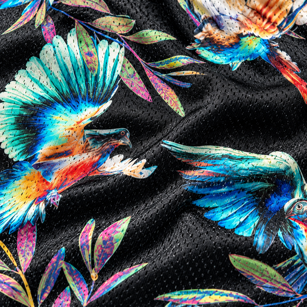 Bravest Studios Birds of Paradise Mesh Shorts Black 2022