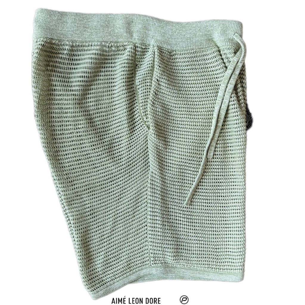 Aimé Leon Dore Mesh Knit Short Olive Green 2023 (USED)