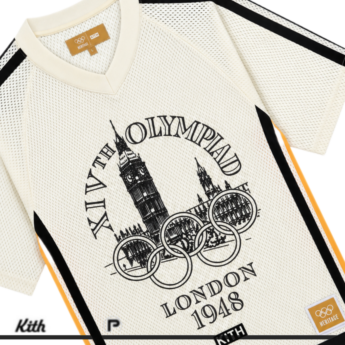 Kith Olympic Heritage London 1948 Mesh Leon Jersey Silk 2024