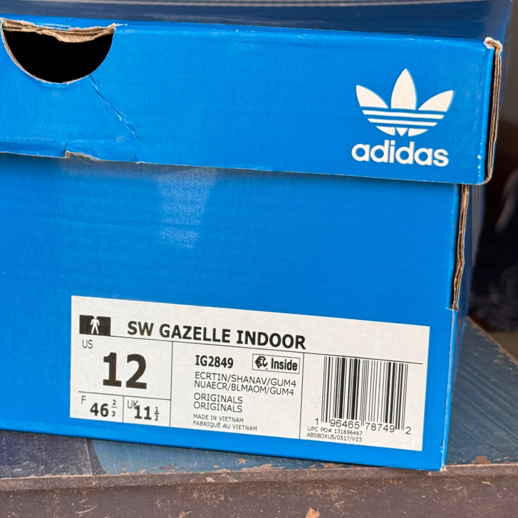 Sean Wotherspoon adidas Gazelle Indoor Kaleidoscopic Lens 2023 (USED)