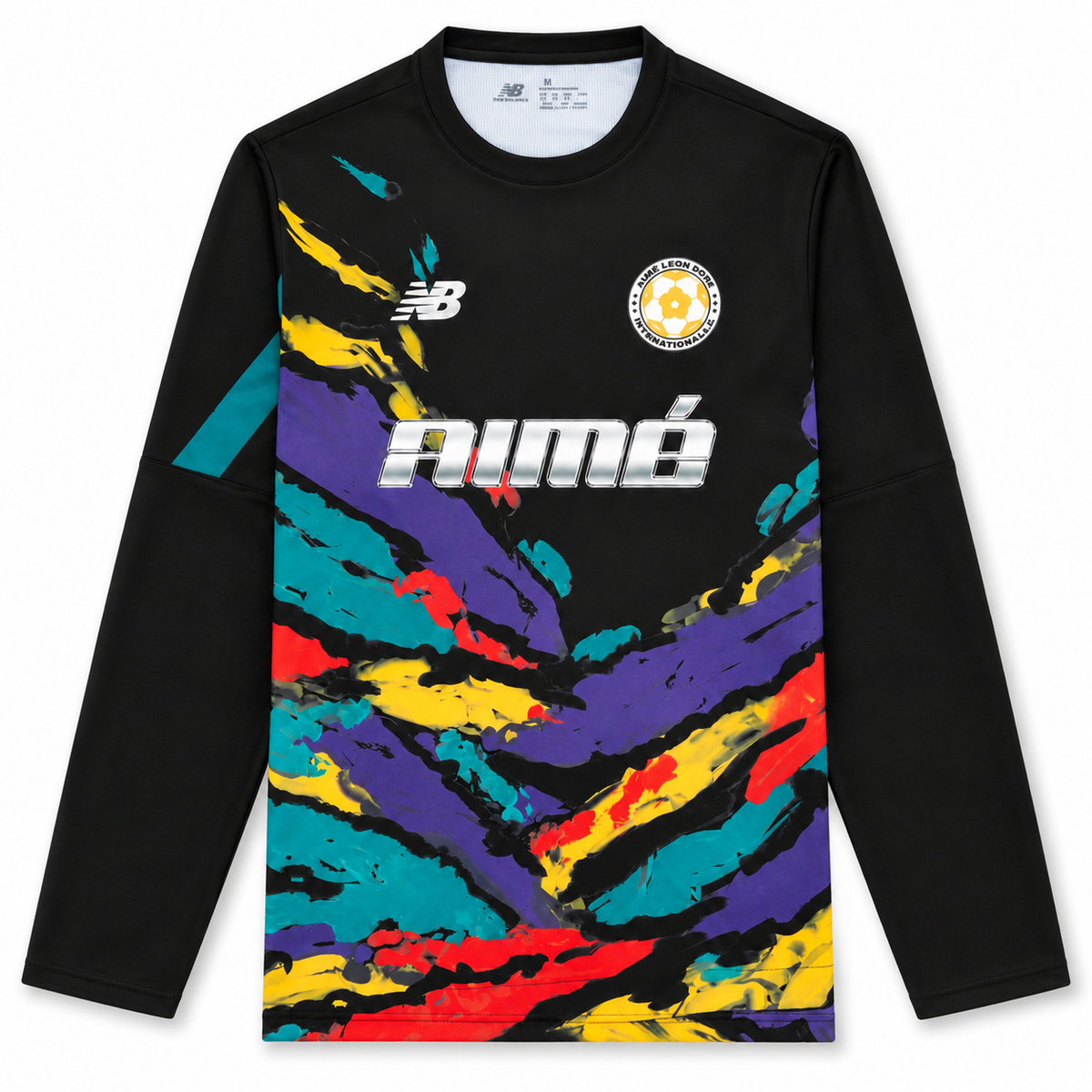 Aime Leon Dore New Balance Club Long Sleeve Jersey Black 2024