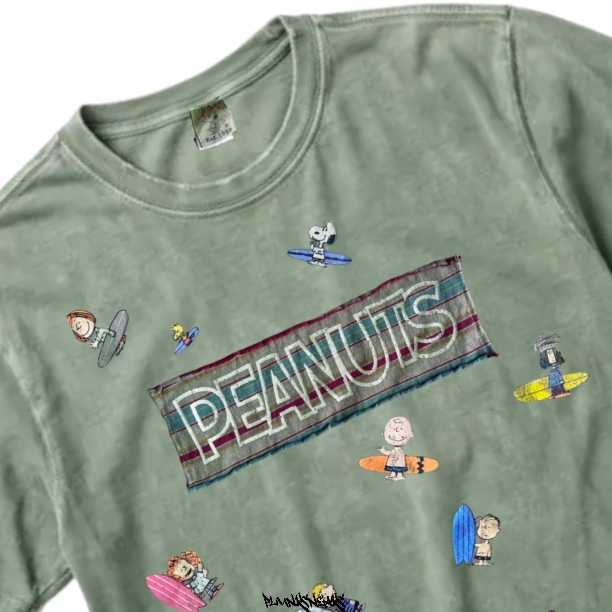 Peanuts All-Over Surf Crew Vintage Tee