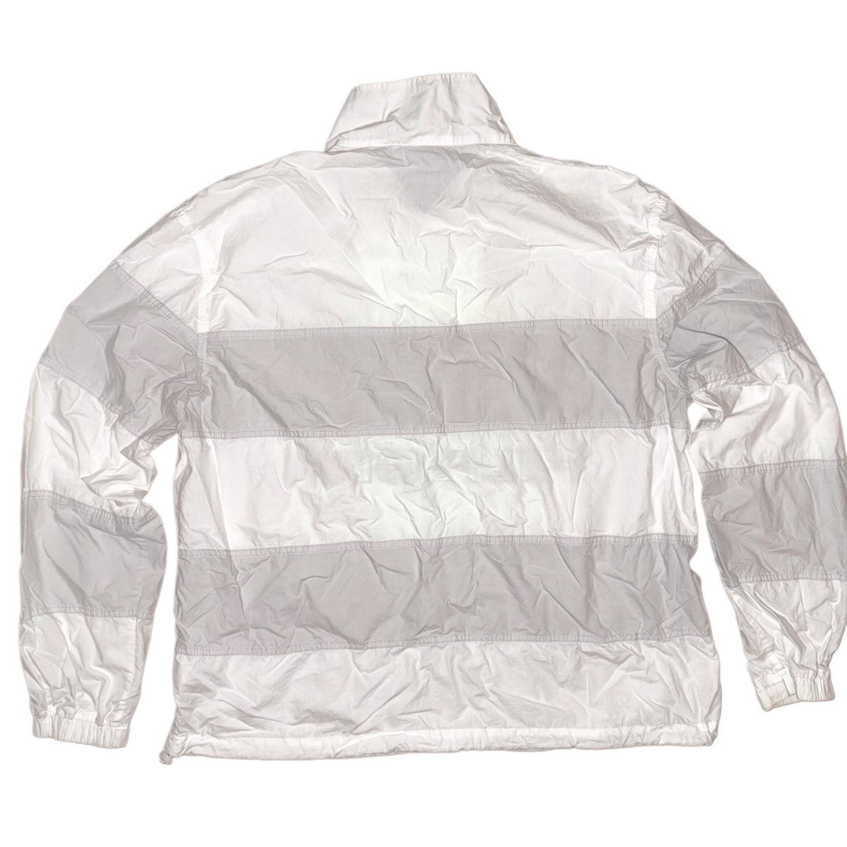 Kith x Tommy Hilfiger Stripe Woven Pullover Jacket White Grey 2019 (USED)
