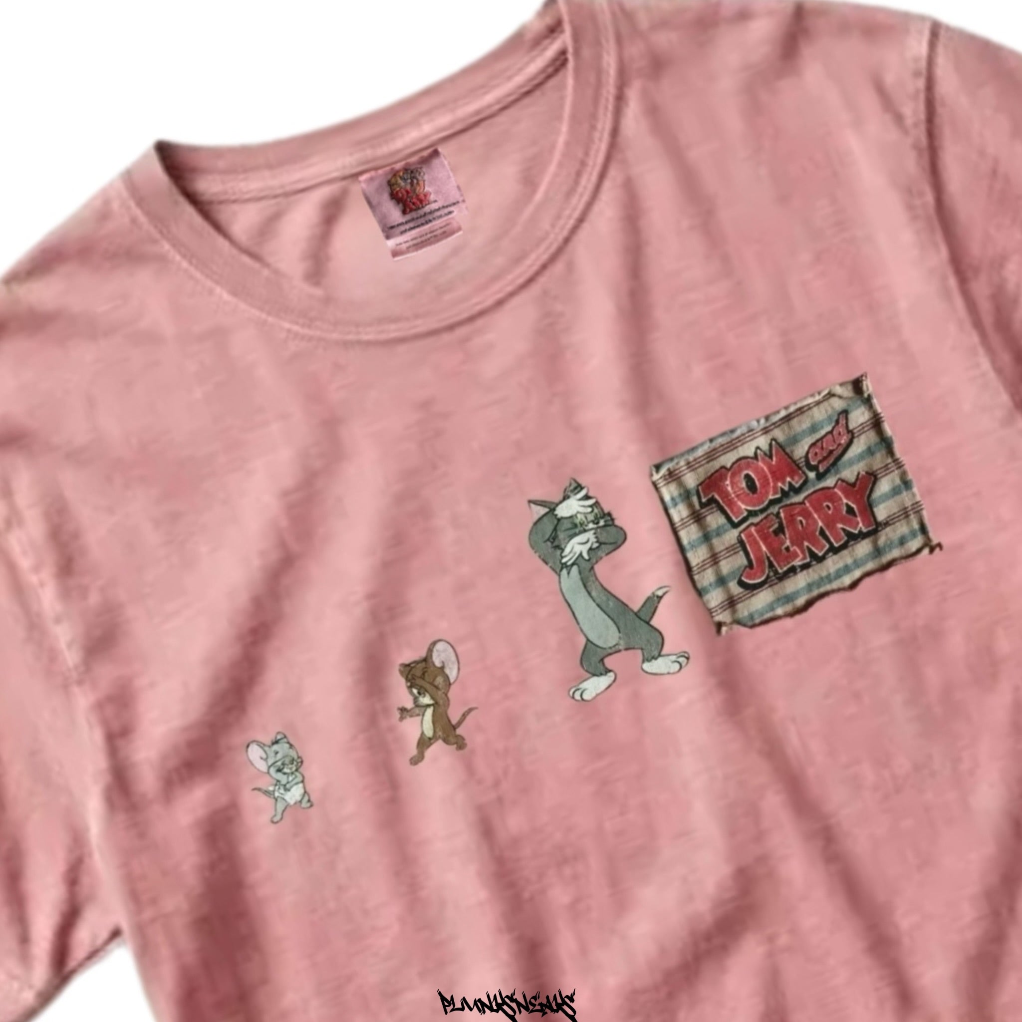 Tom and Jerry Chasing Patch Vintage Tee