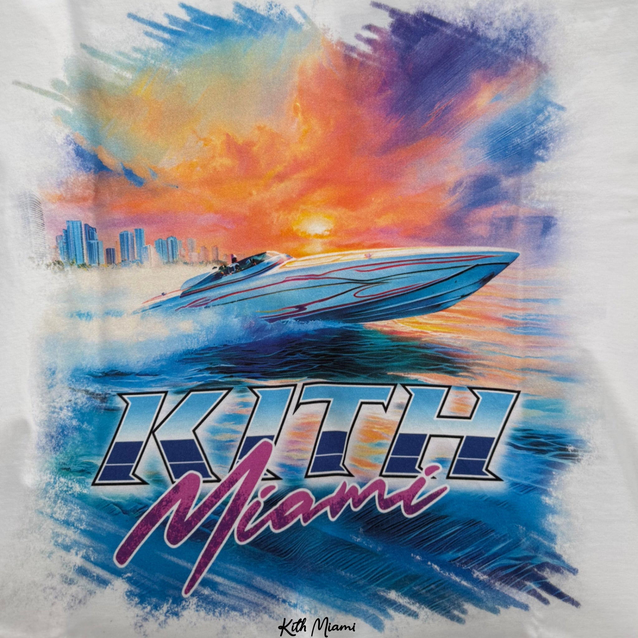 Kith Miami Speed Boat Vintage Tee | Store Exclusive – PlunkSneaks