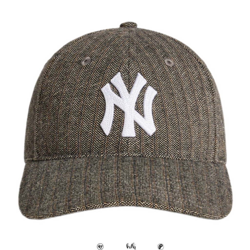 Kith & '47 for the MLB New York Yankees Barre Stripe Franchise LS Fitted Cap