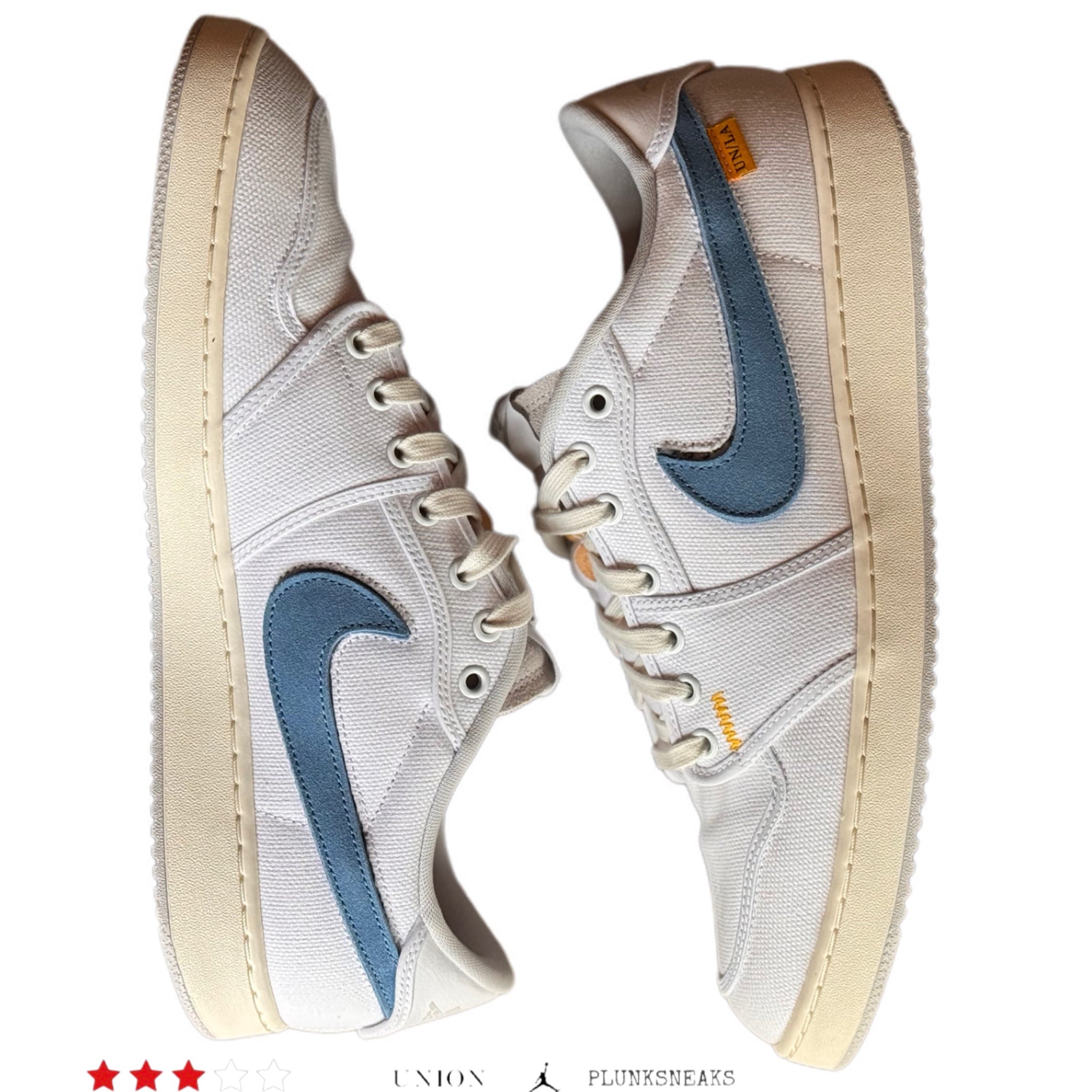 Union LA Air Jordan 1 KO Low White Neutral Grey 2023 (USED)