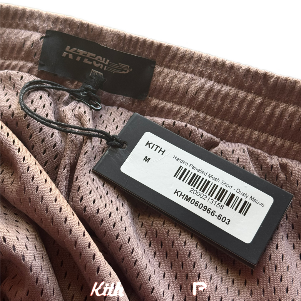 Kith K-Tech Harden Panelled Mesh Short Dusty Mauve 2025