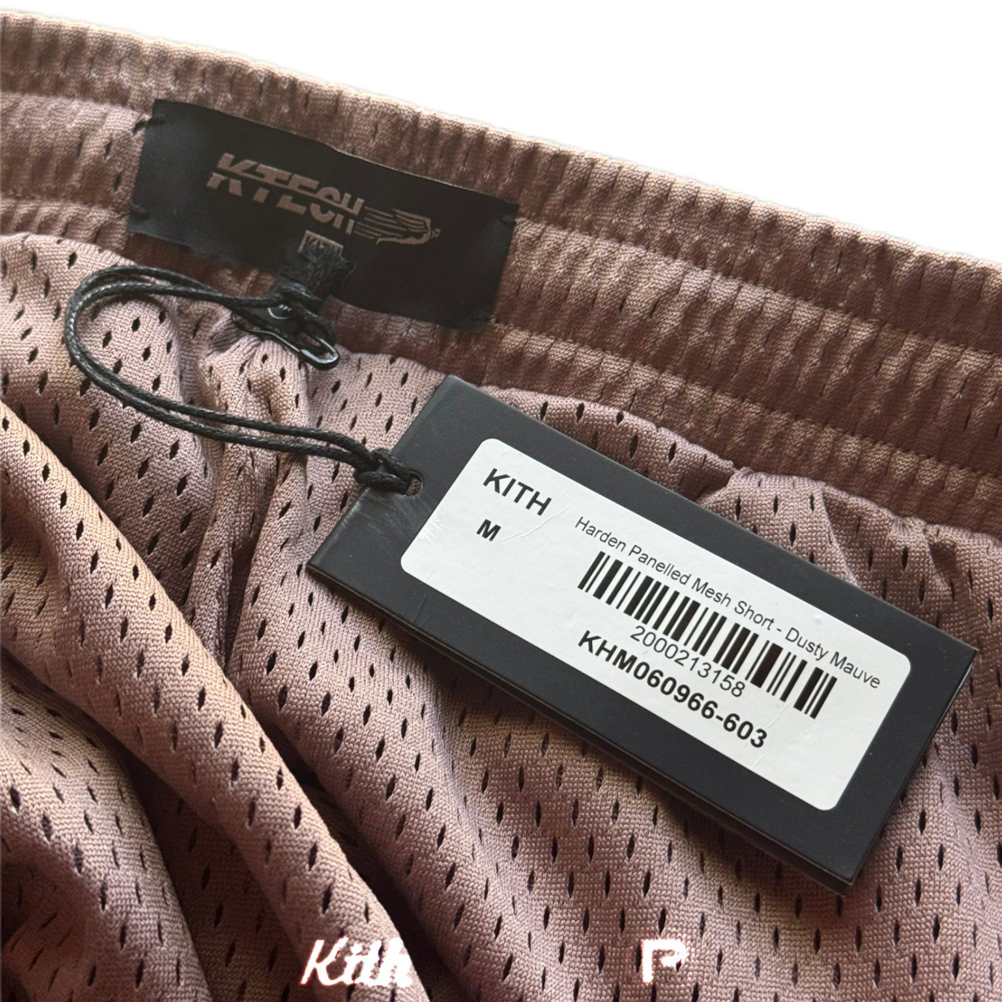 Kith K-Tech Harden Panelled Mesh Short Dusty Mauve 2025