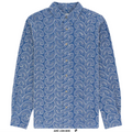 Aimé Leon Dore Paisley Embroidered Button Down Blue 2024