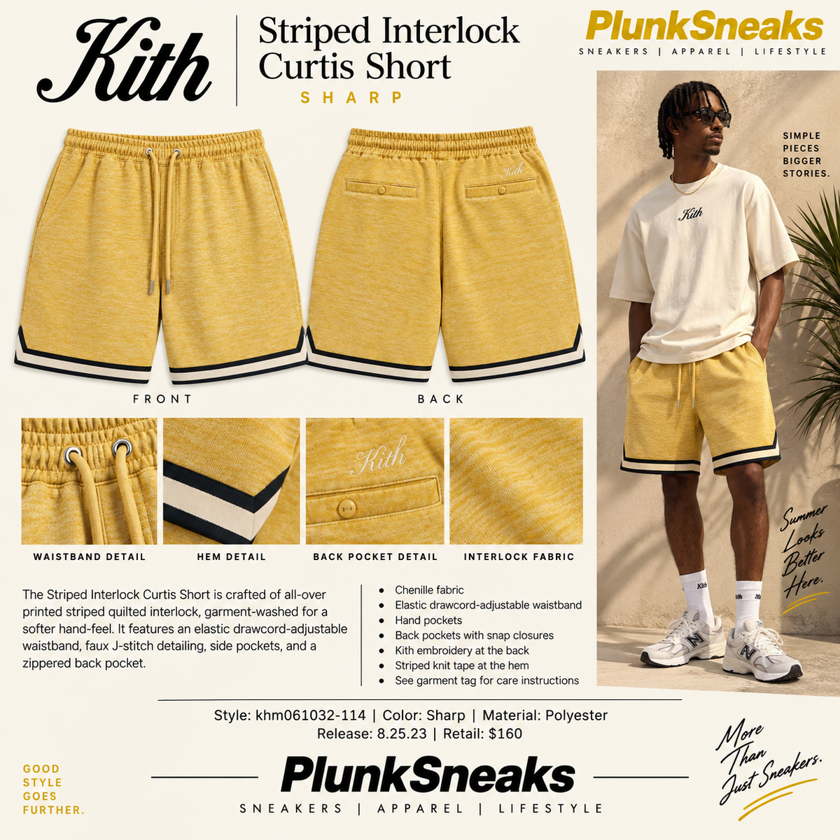 Kith Chenille Curtis Short Sharp 2023