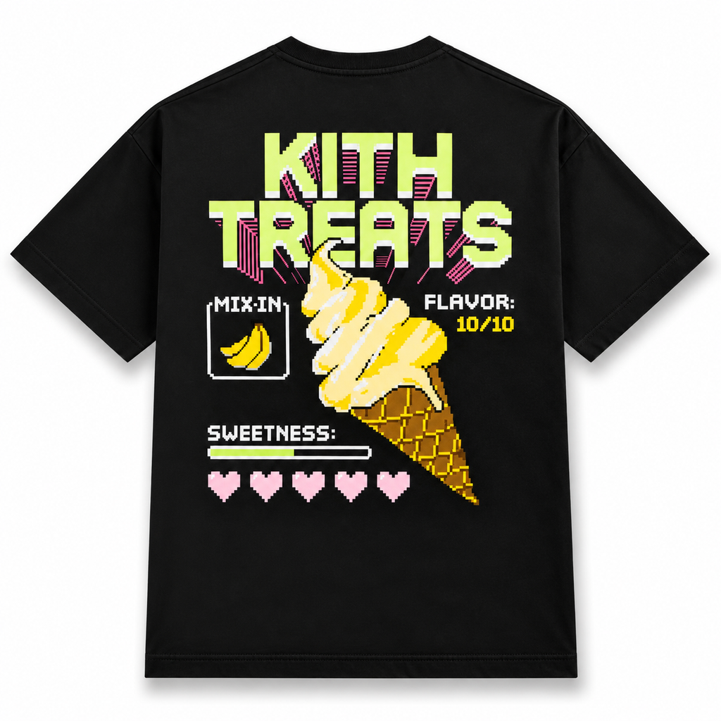 Kith Treats Banana Arcade Tee Black 2025