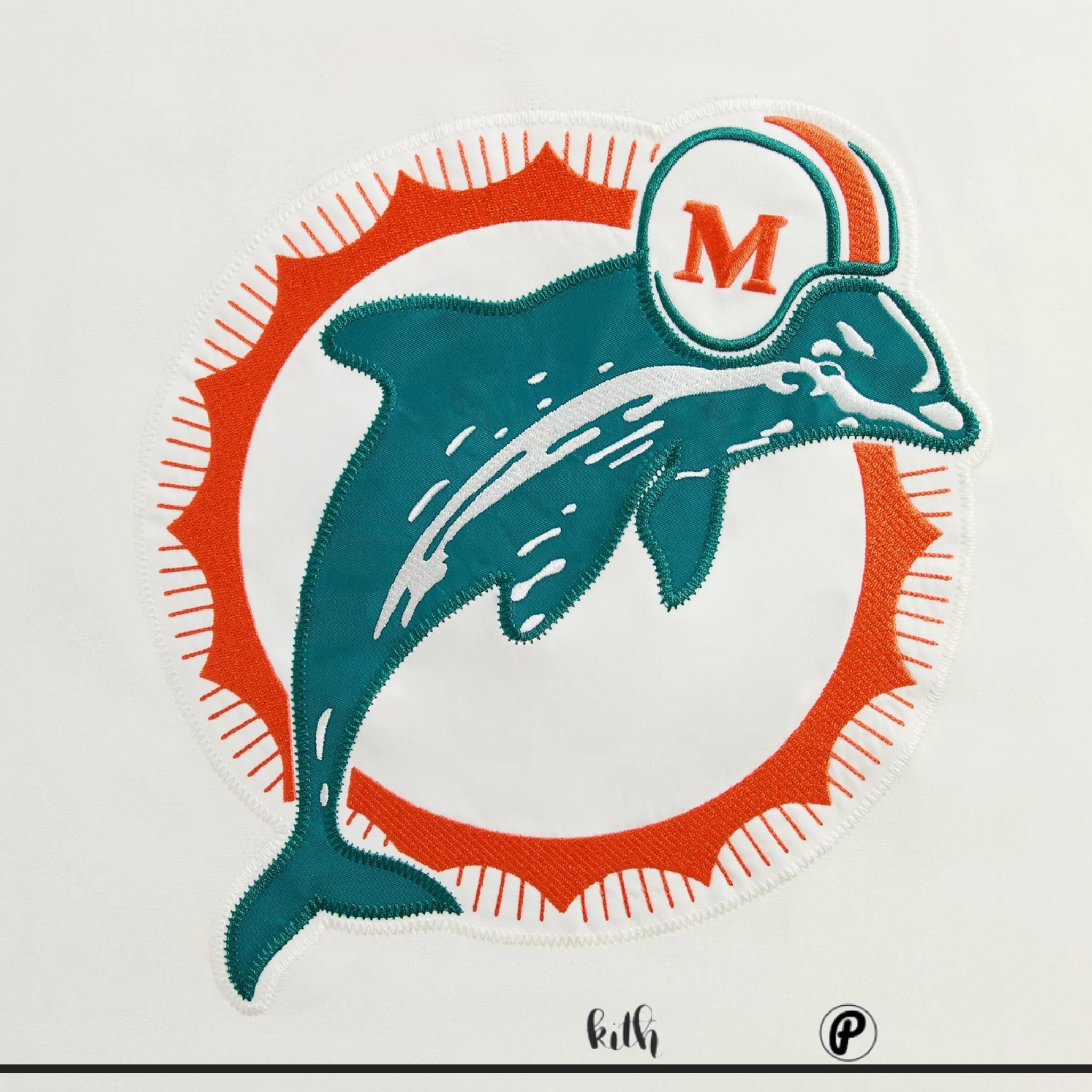 Kith & the NFL for the Miami Dolphins Marino Leon Shirt White 2026