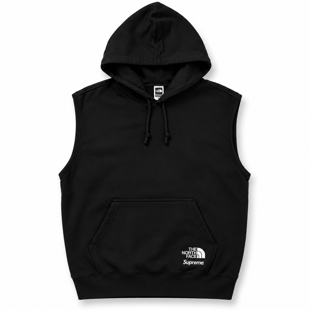 Supreme The North Face Convertible Hooded Sweatshirt Black 2023 (USED)