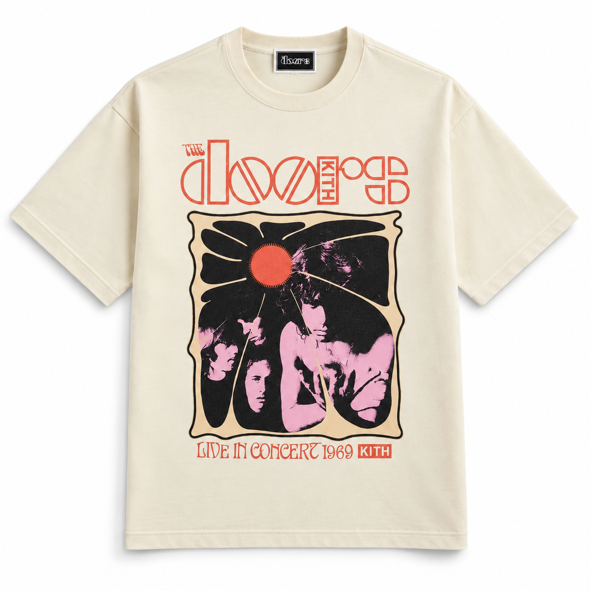 Kith Records for The Doors Live 1969 Vintage Tee Sandrift 2026