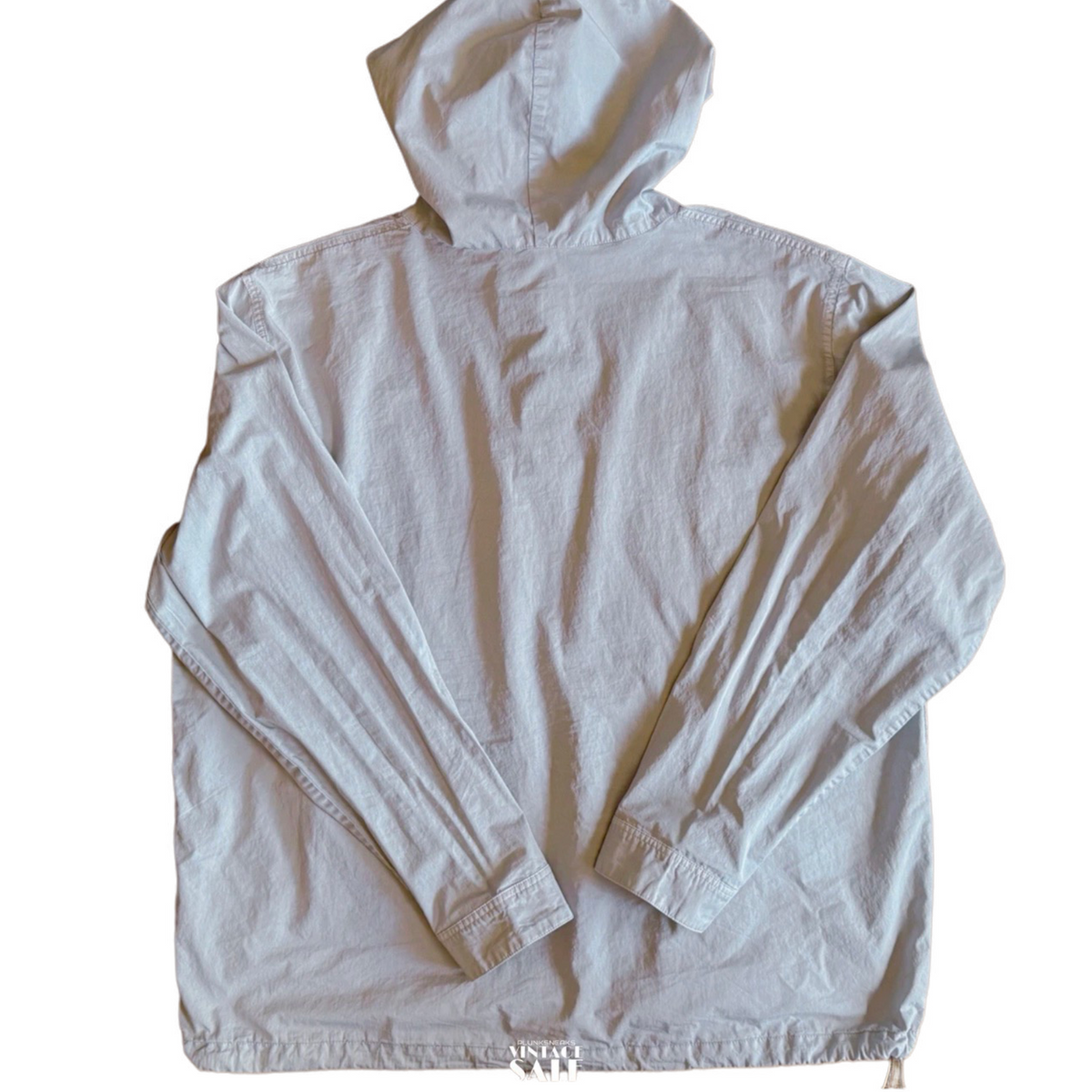 Kith Washed Cotton Adler Hooded Pullover Light Indigo 2022 (USED)
