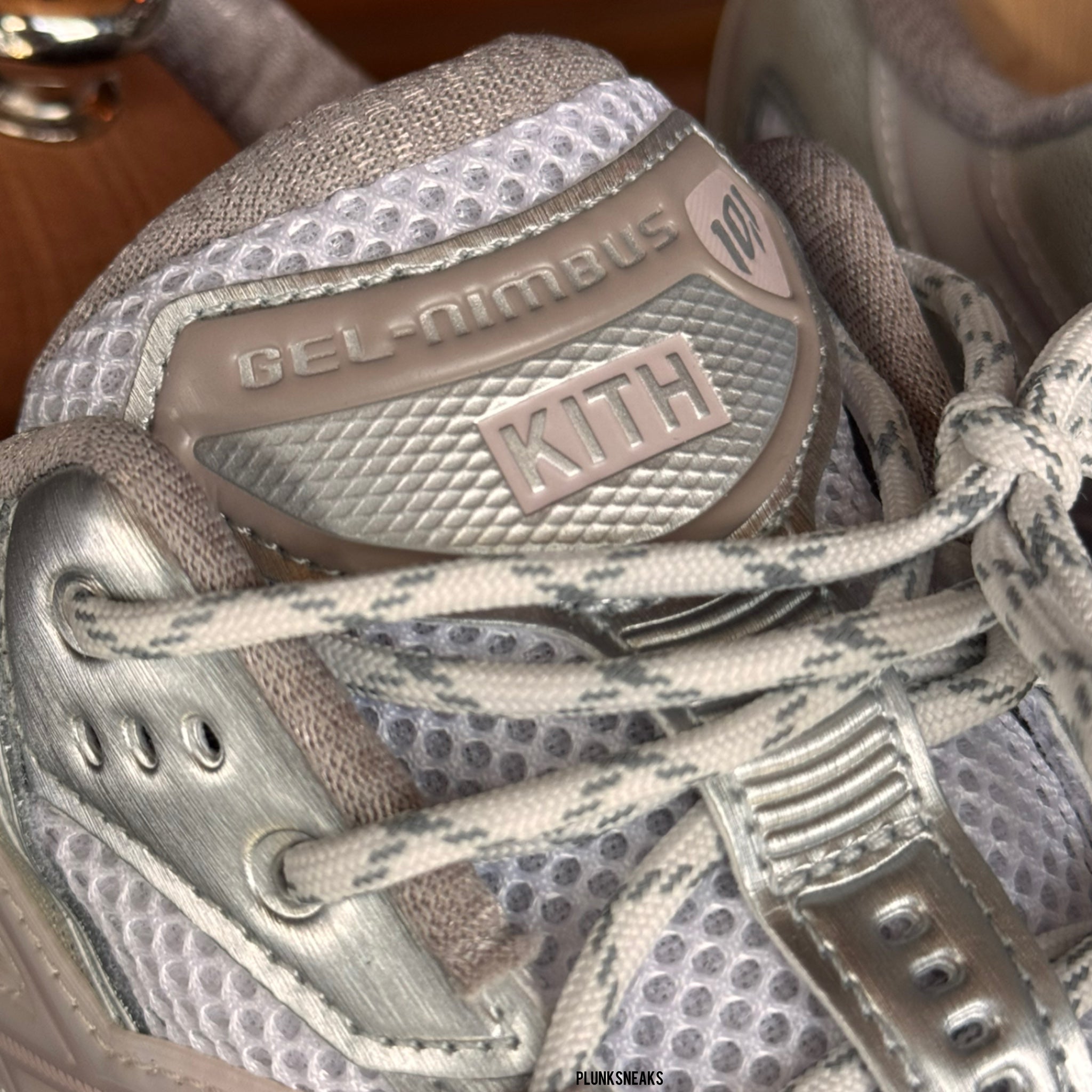 Kith ASICS GEL Nimbus 10.1 White Morganite (USED)