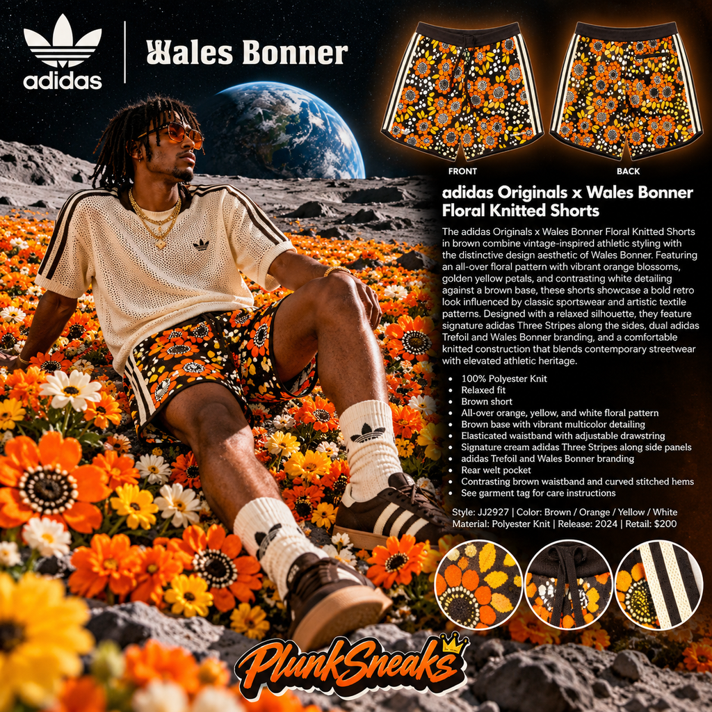 adidas Originals Wales Bonner Knitted Shorts Floral 2024