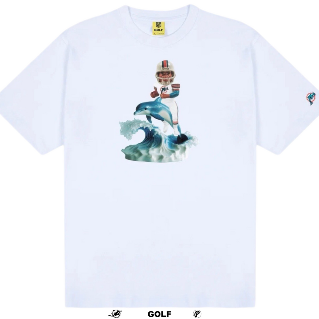 GOLF WANG Tyler The Creator Miami Dolphins Bobblehead Tee White 2024