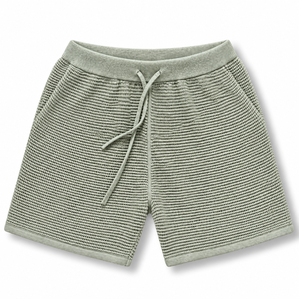 Aimé Leon Dore Mesh Knit Short Olive Green 2023 (USED)