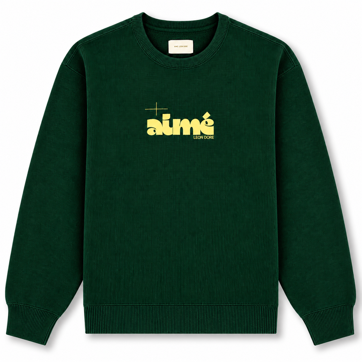 Aimé Leon Dore Drafting Logo Crewneck Sweatshirt Pine Grove 2025 (USED)