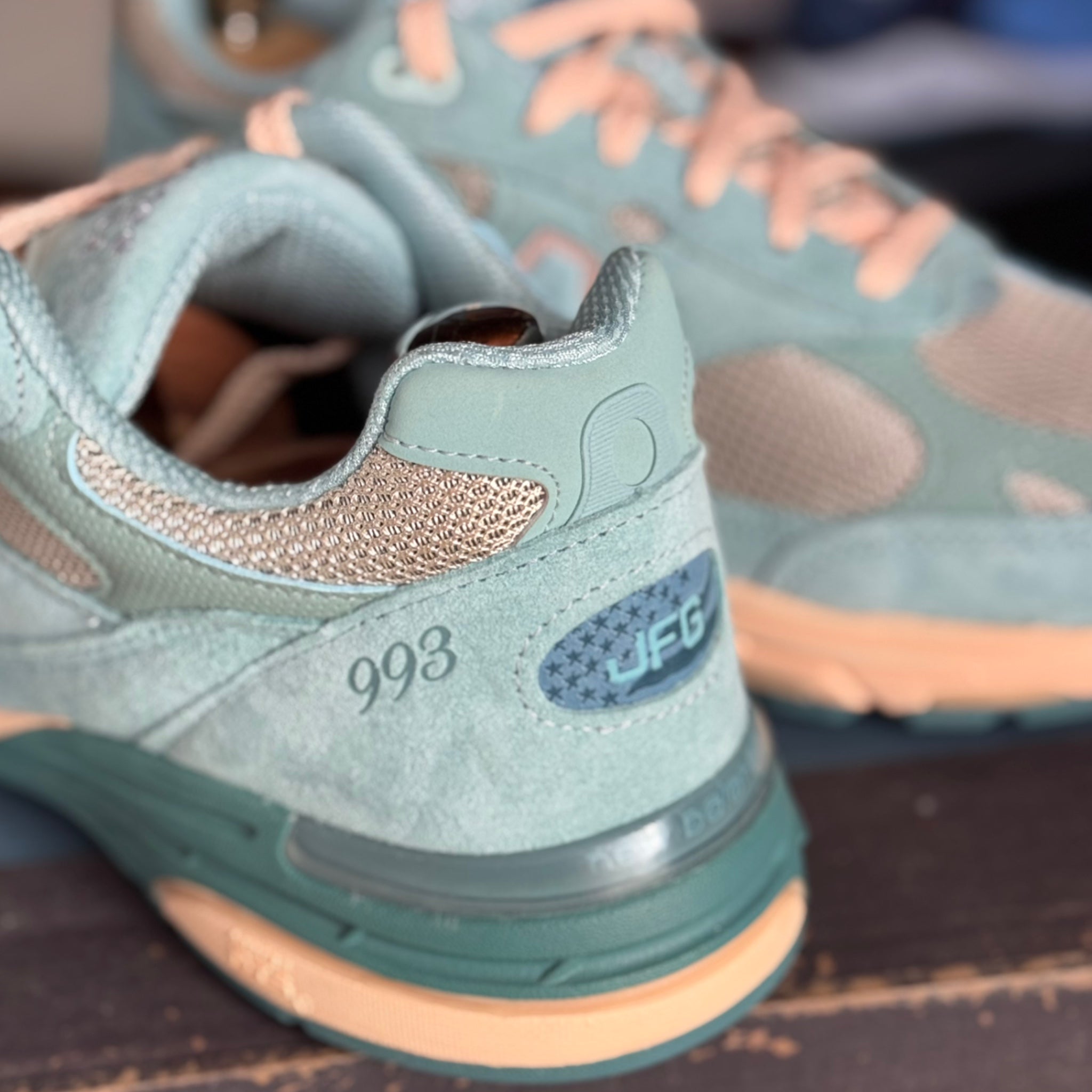 Joe Freshgoods New Balance 993 MiUSA Performance Art Arctic Blue 2022 (USED)