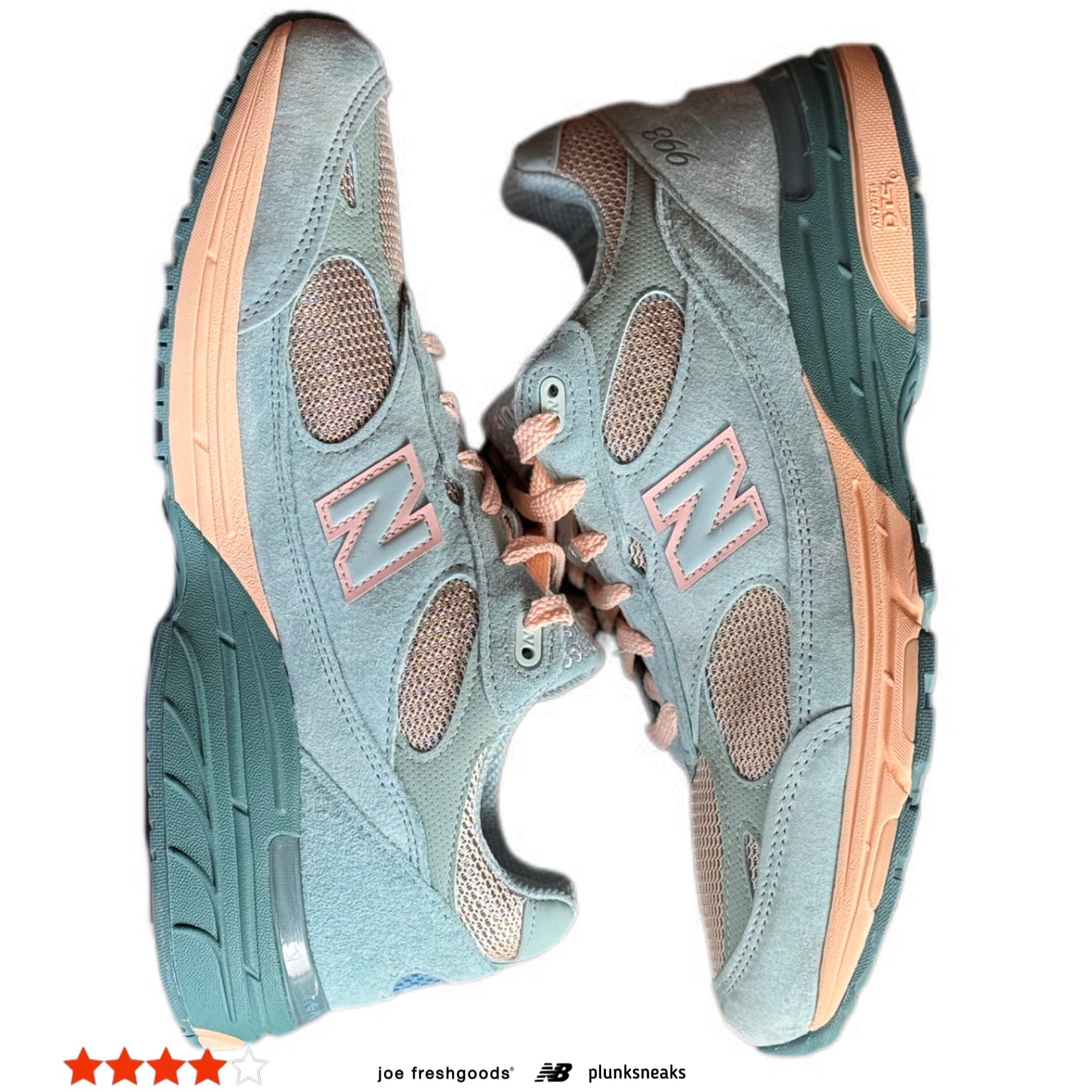 Joe Freshgoods New Balance 993 MiUSA Performance Art Arctic Blue 2022 (USED)