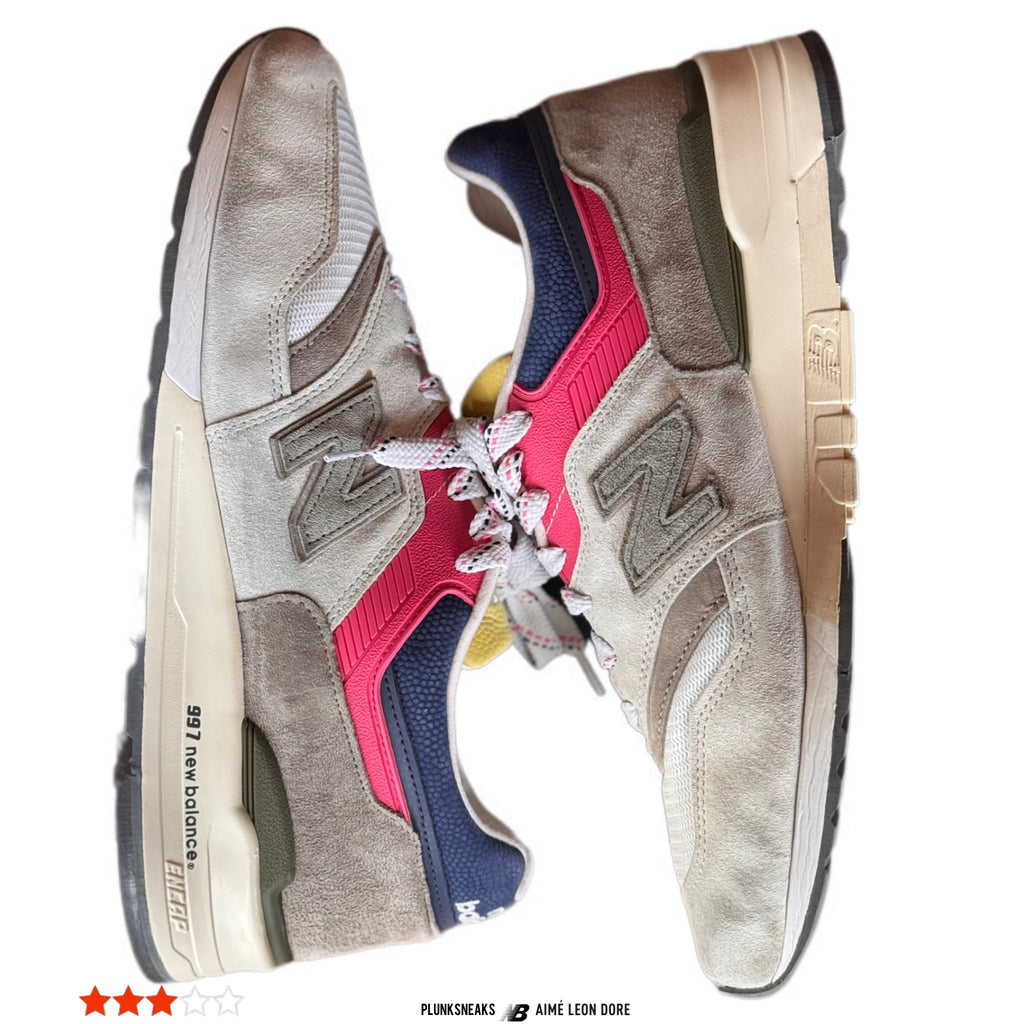 Aimé Leon Dore x New Balance 997 MiUSA Yellow Tongue 2019 (USED)
