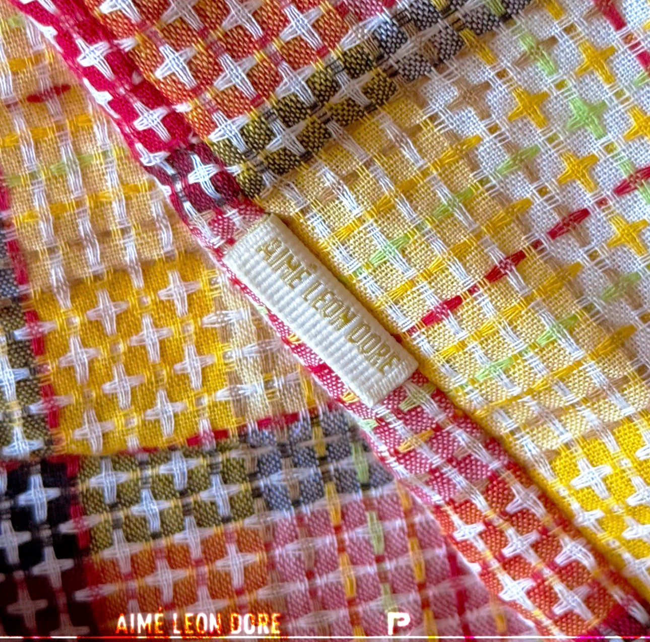 Aimé Leon Dore Patterned Leisure Shirt Red Multicolor 2024