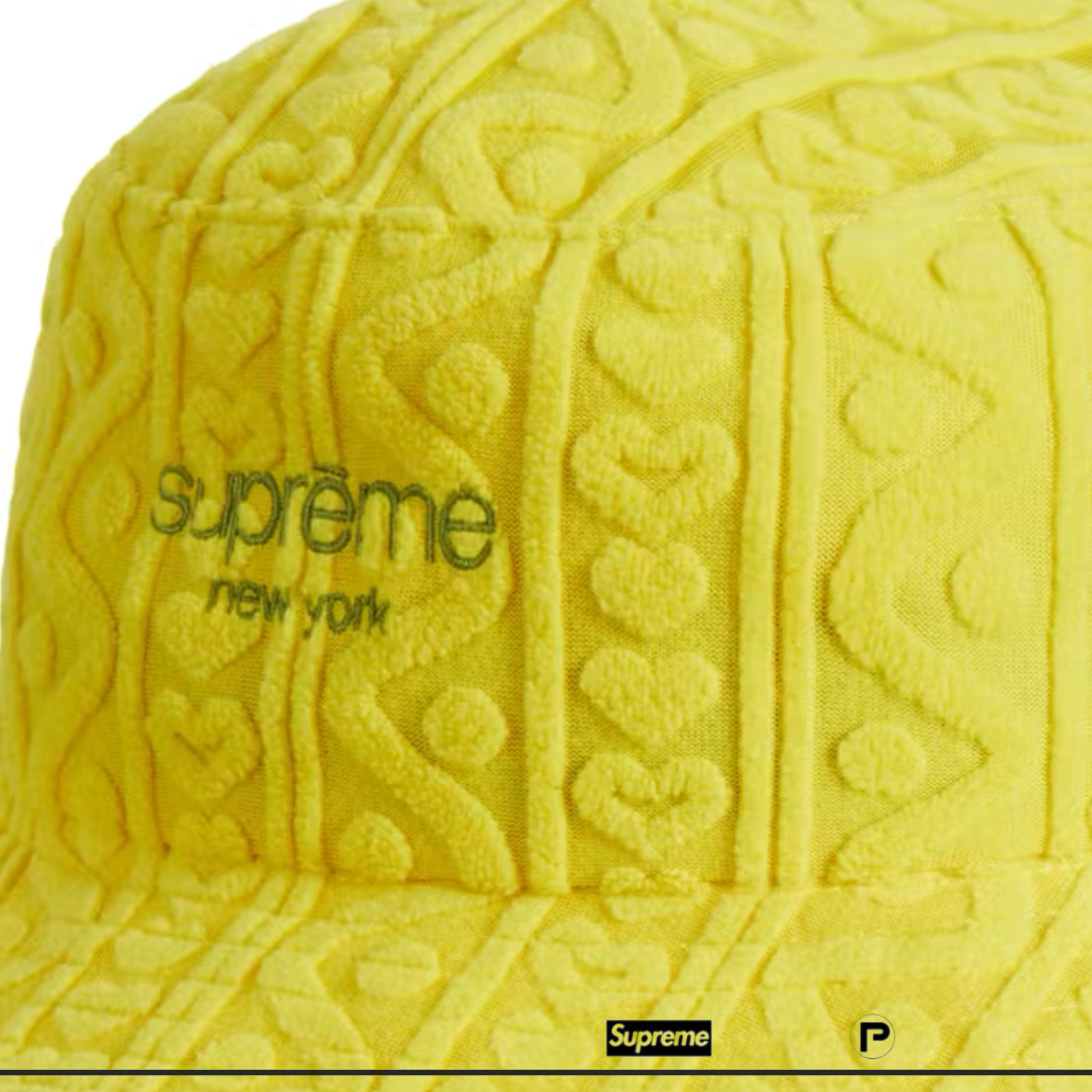Supreme Terry Pattern Crusher Bucket Hat 2023