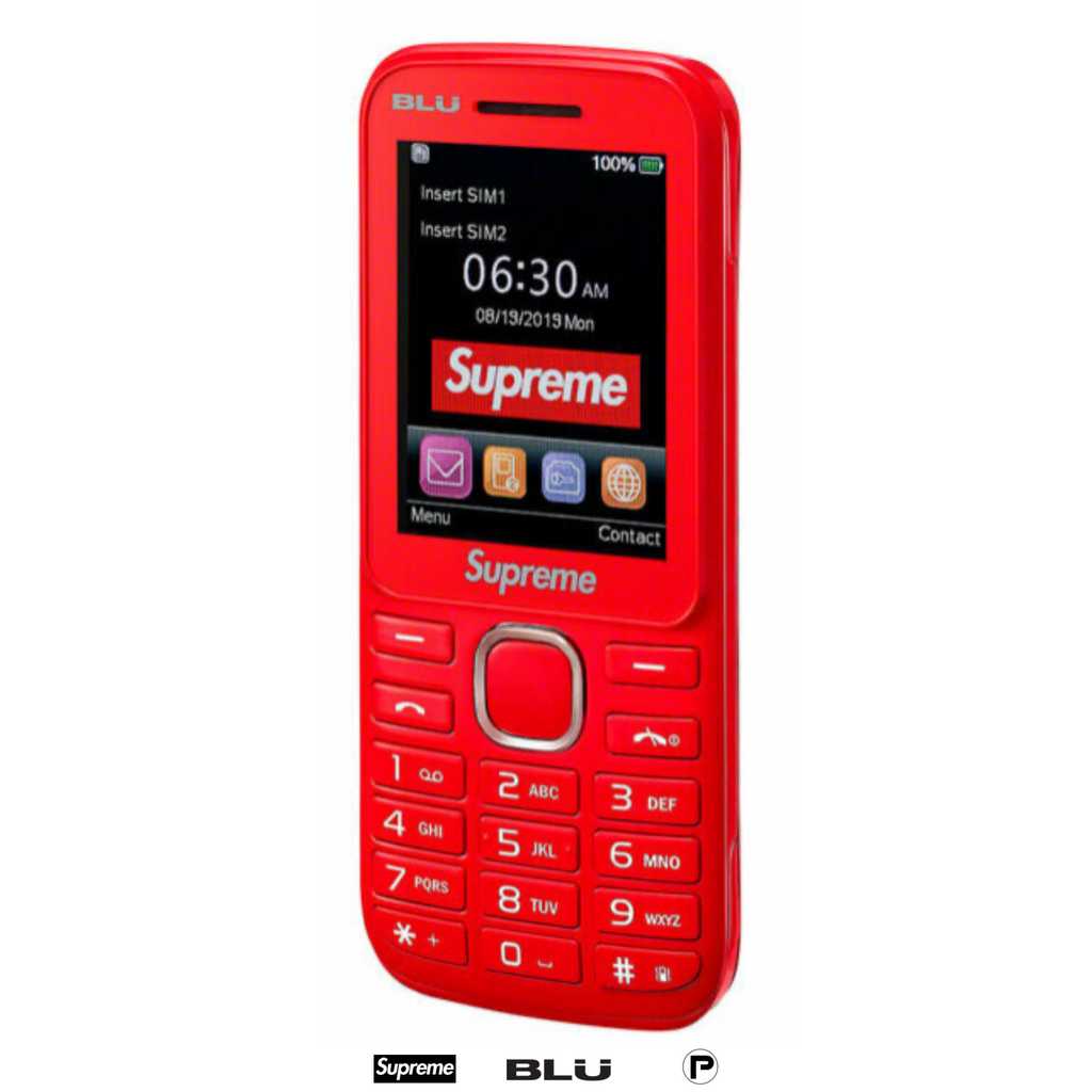 Supreme BLU Burner Phone Red 2019