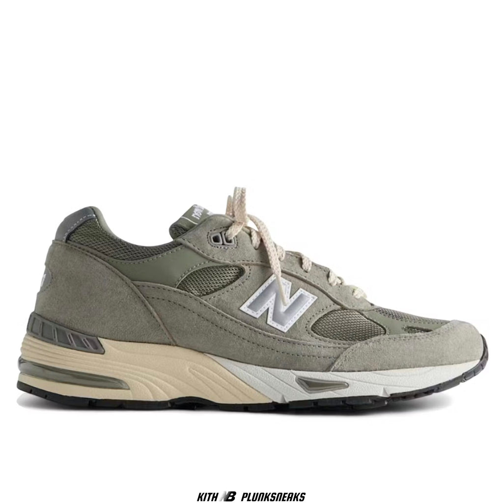 Kith 101 New Balance 991v1 MiUK Vetiver 2026