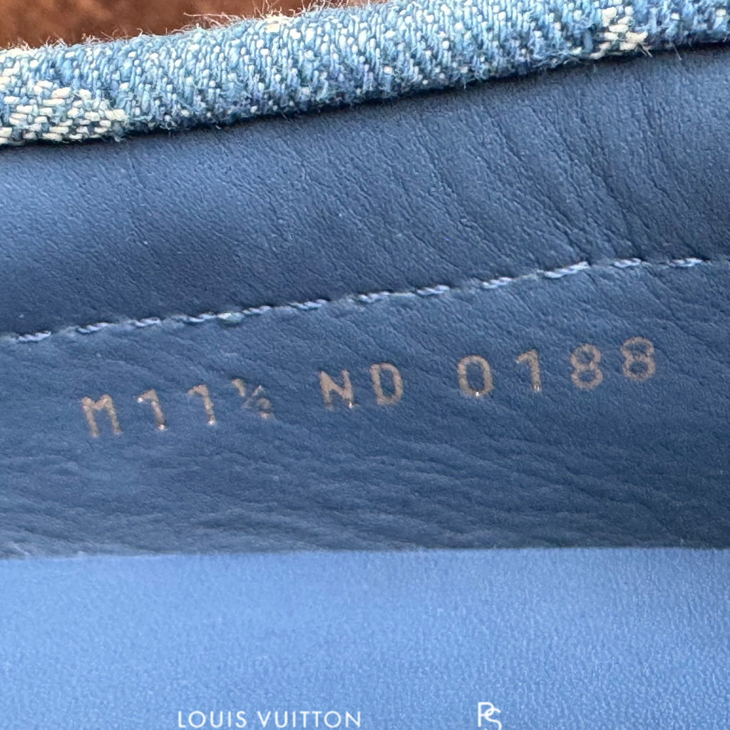 Louis Vuitton Denim Monogram Arizona Moccasin 2019 (USED)