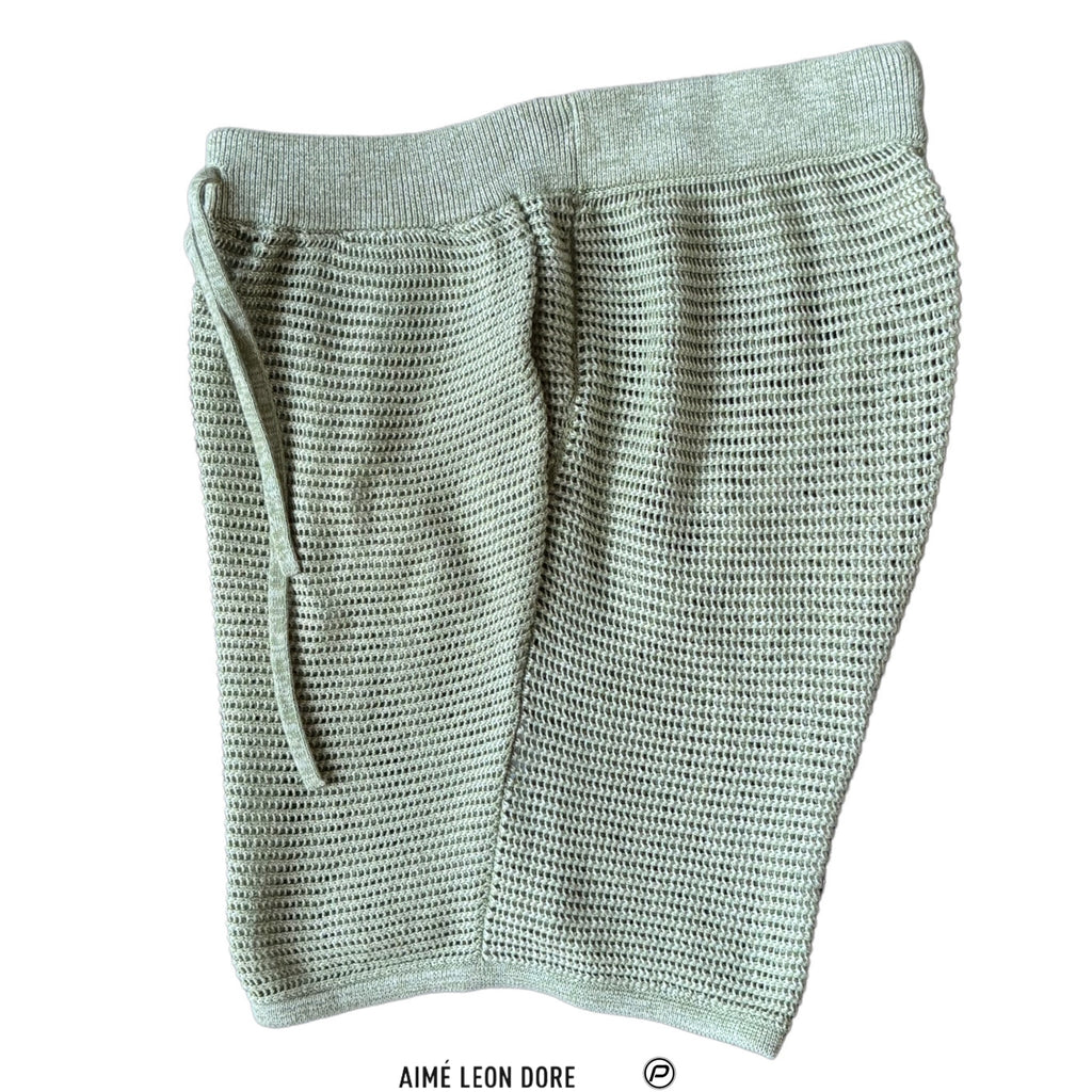 Aimé Leon Dore Mesh Knit Short Olive Green 2023 (USED)