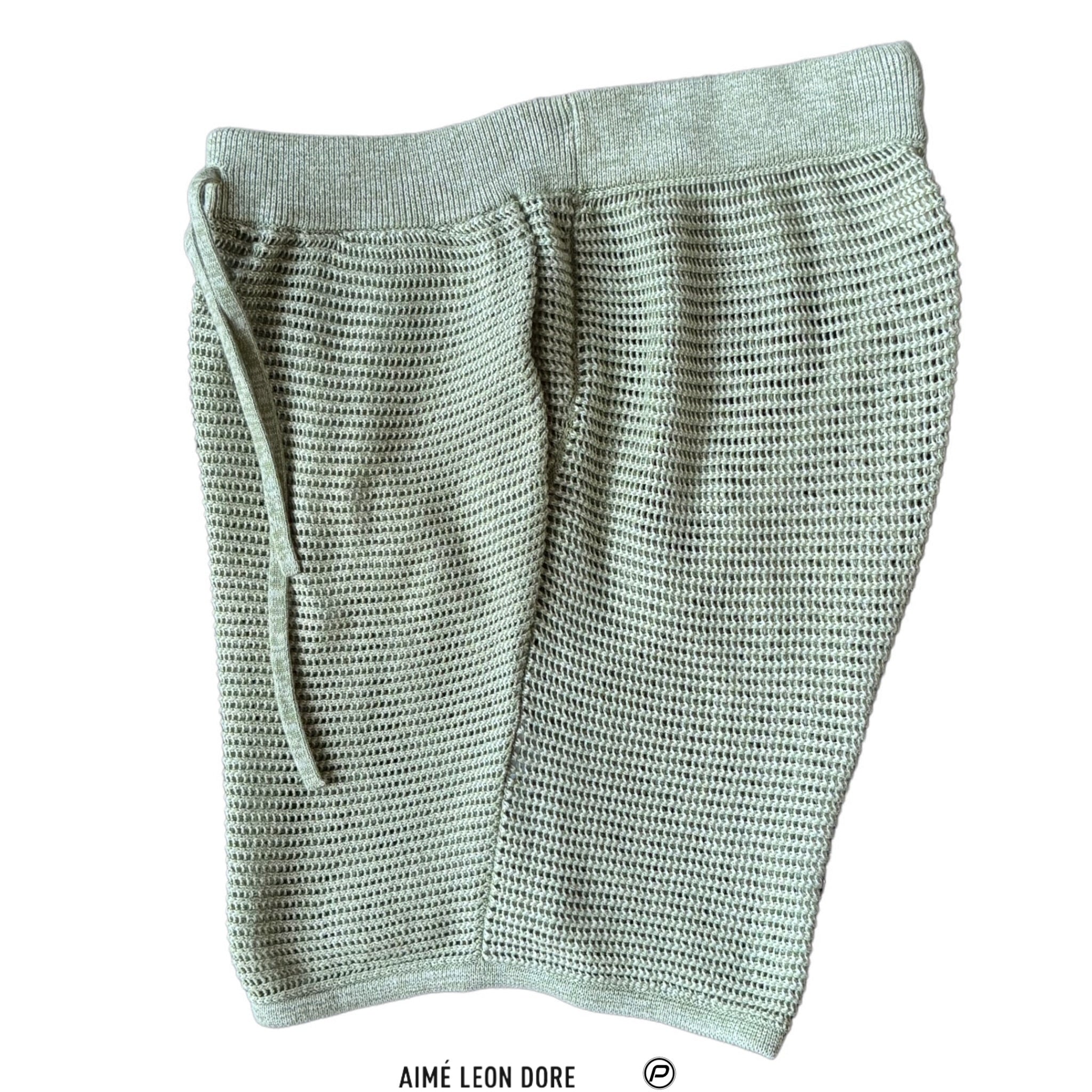 Aimé Leon Dore Mesh Knit Short Olive Green 2023 (USED)