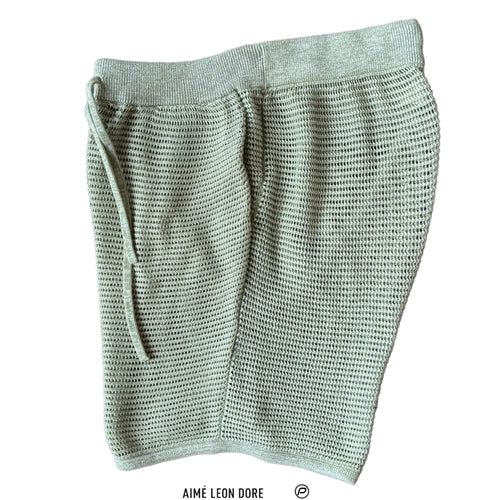 Aimé Leon Dore Mesh Knit Short Olive Green 2023 (USED)