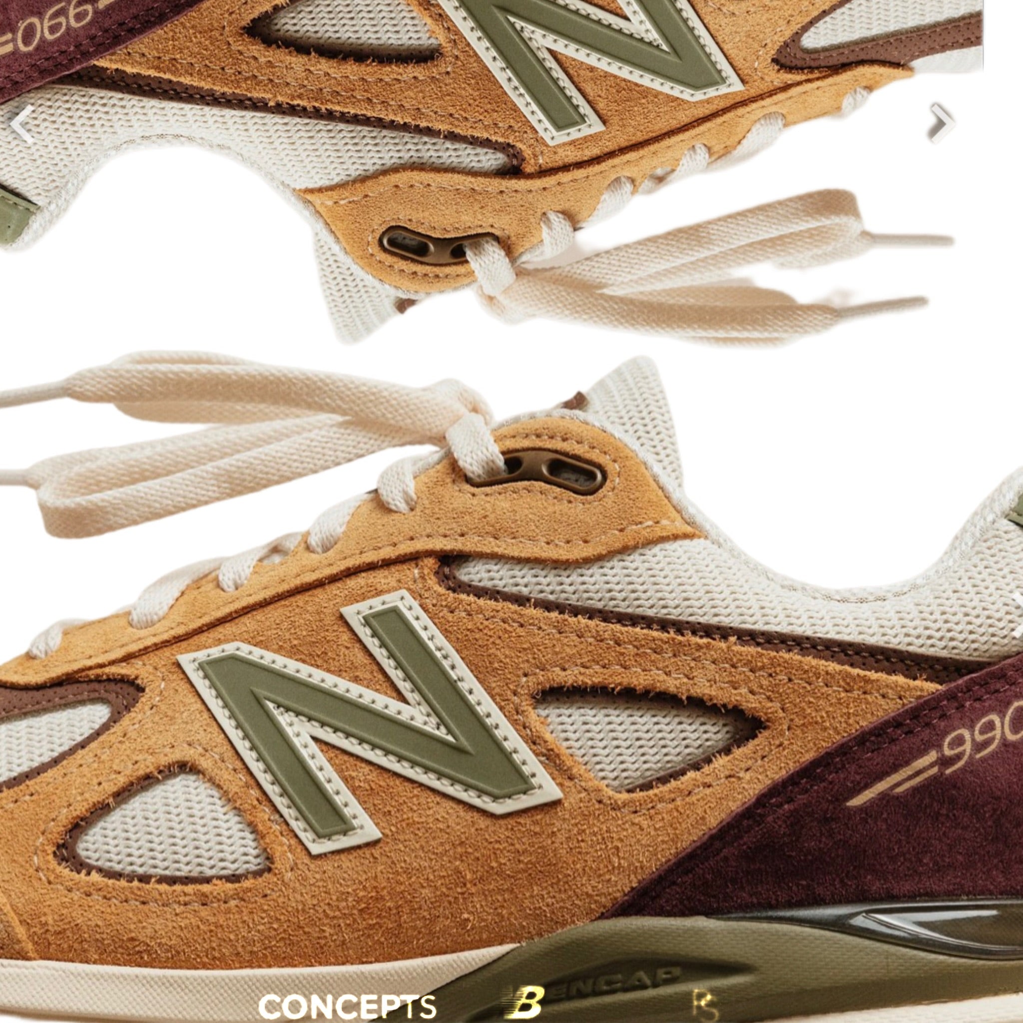 Concepts x New Balance 990v4 Patina