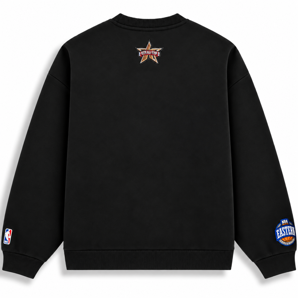 Kith for NBA All-Star Philadelphia 76ers Nelson Crewneck Black 2026