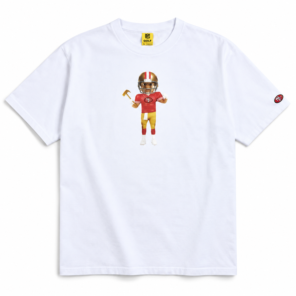 GOLF WANG Tyler The Creator San Francisco 49ers Bobblehead Tee White 2024